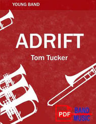 Adrift Concert Band sheet music cover Thumbnail